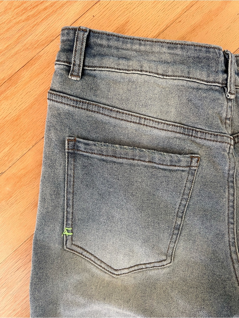 RÊVES PARIS Patchwork Carpenter Jeans | Double Knee Distressed | Size 30 - Picture 11 of 14